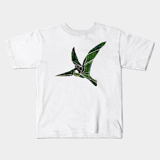 geometric pterodactyl Kids T-Shirt